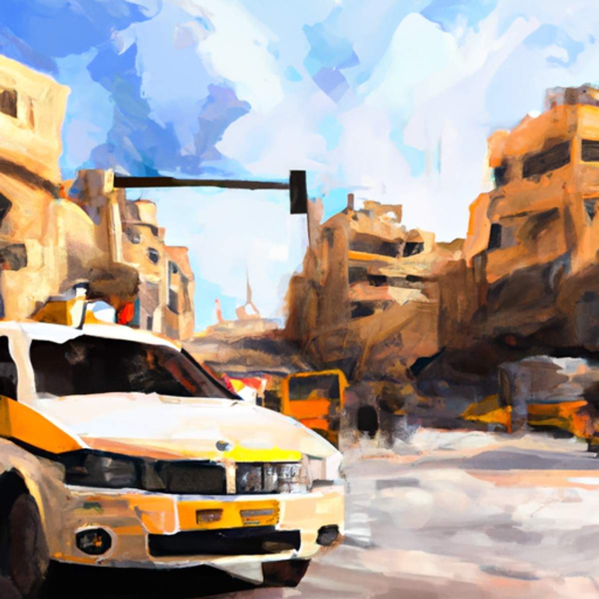 Taxikosten in Syria