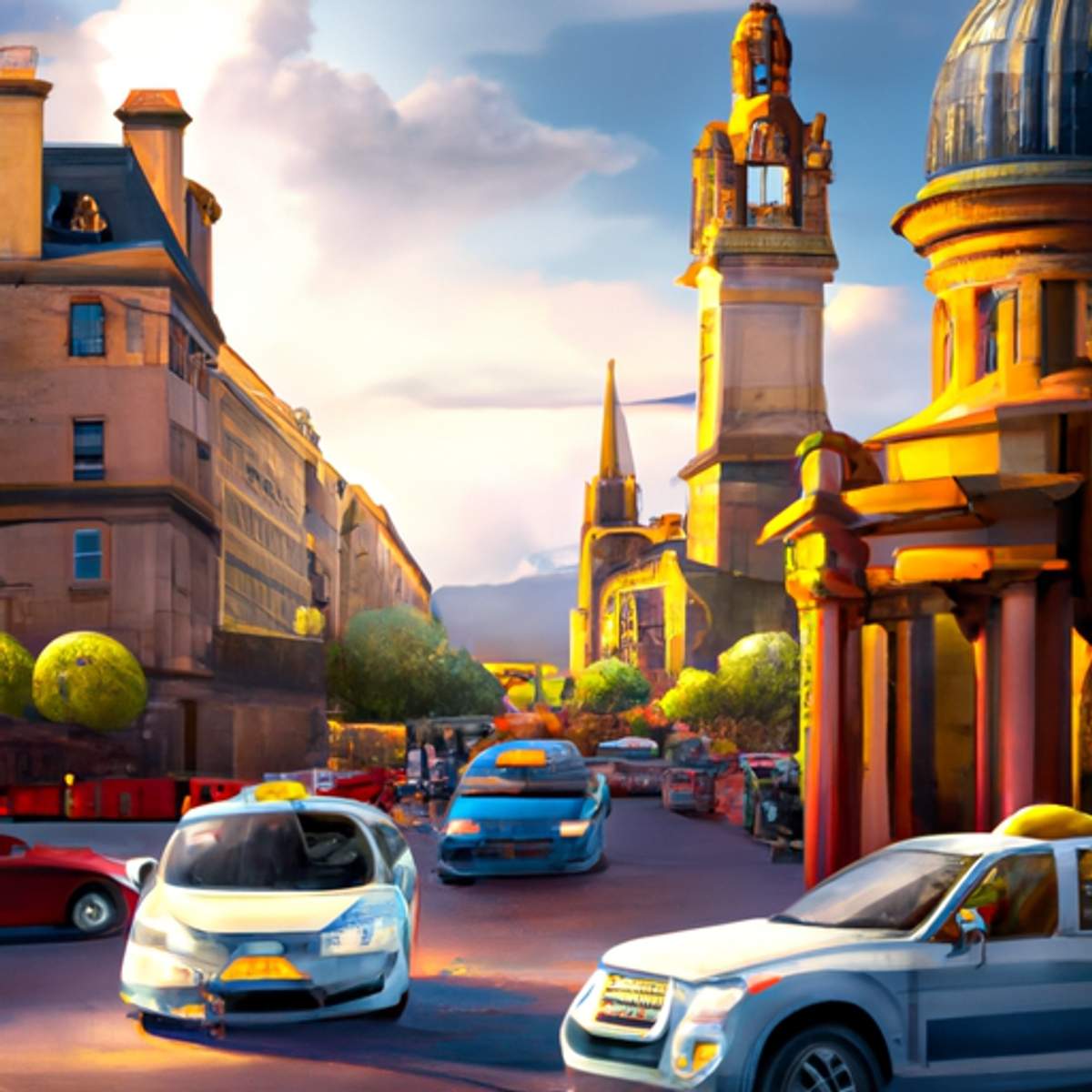 Taxikosten in Schottland