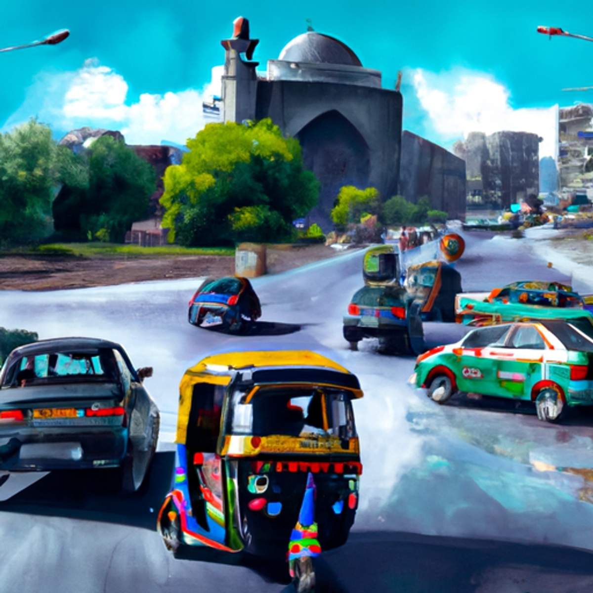 Taxikosten in Pakistan