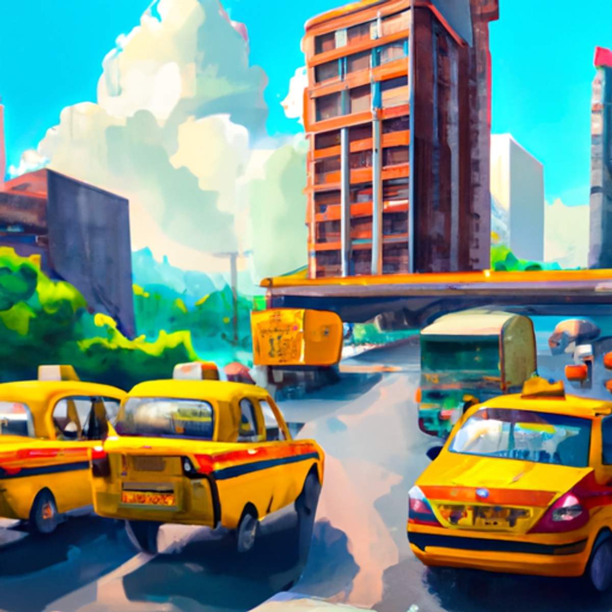 Taxikosten in Indien