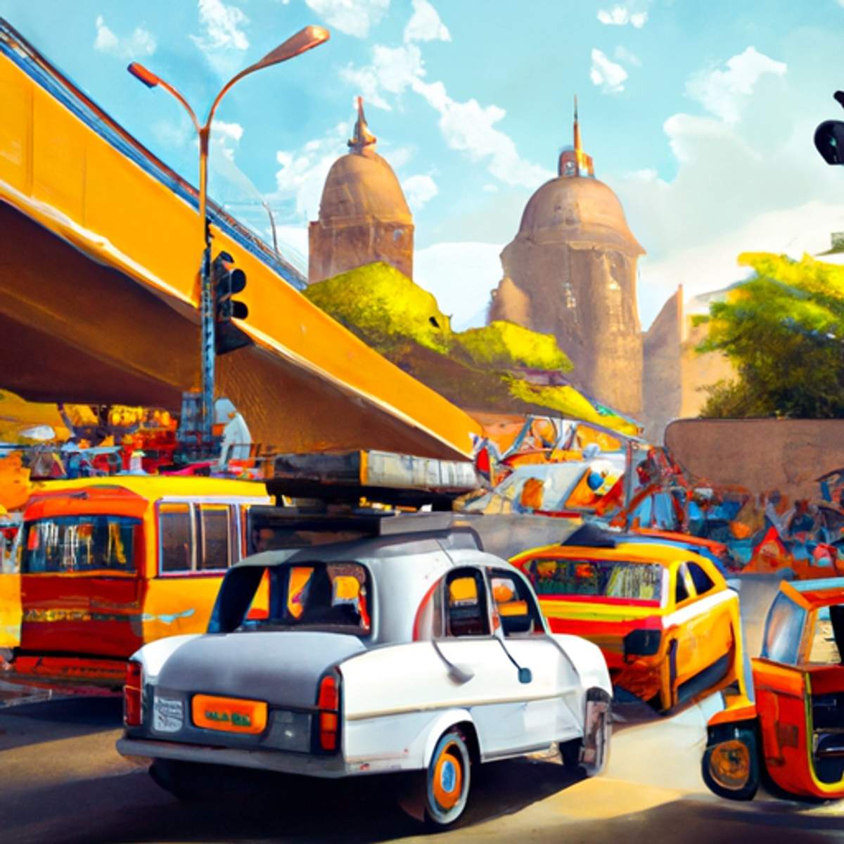 Taxikosten in Indien