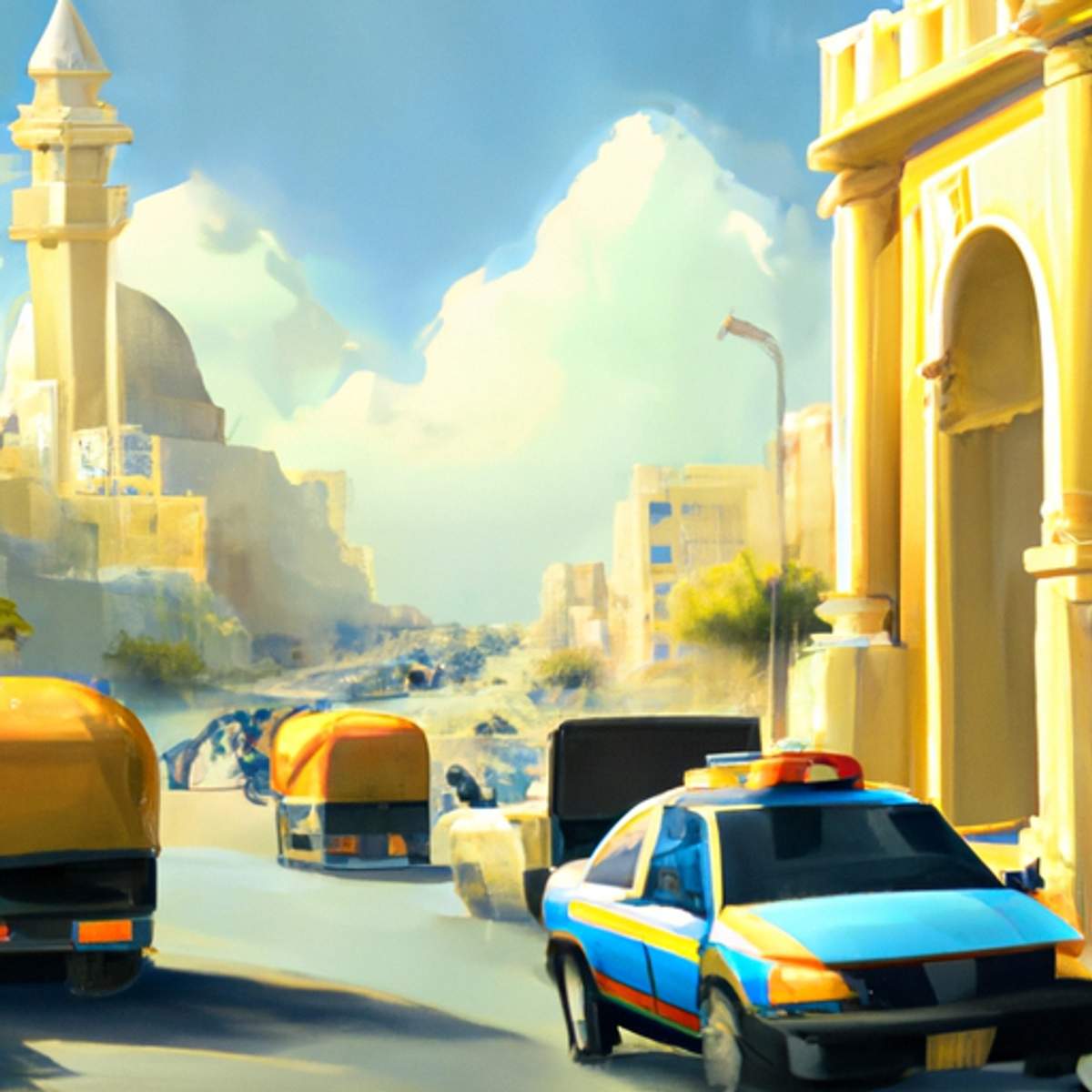 Taxikosten in Syria
